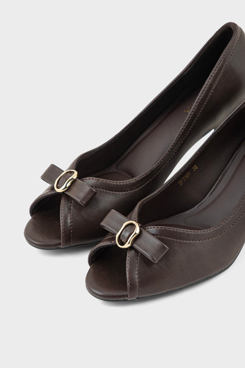 Formal Peep Toes IF3509-Brown