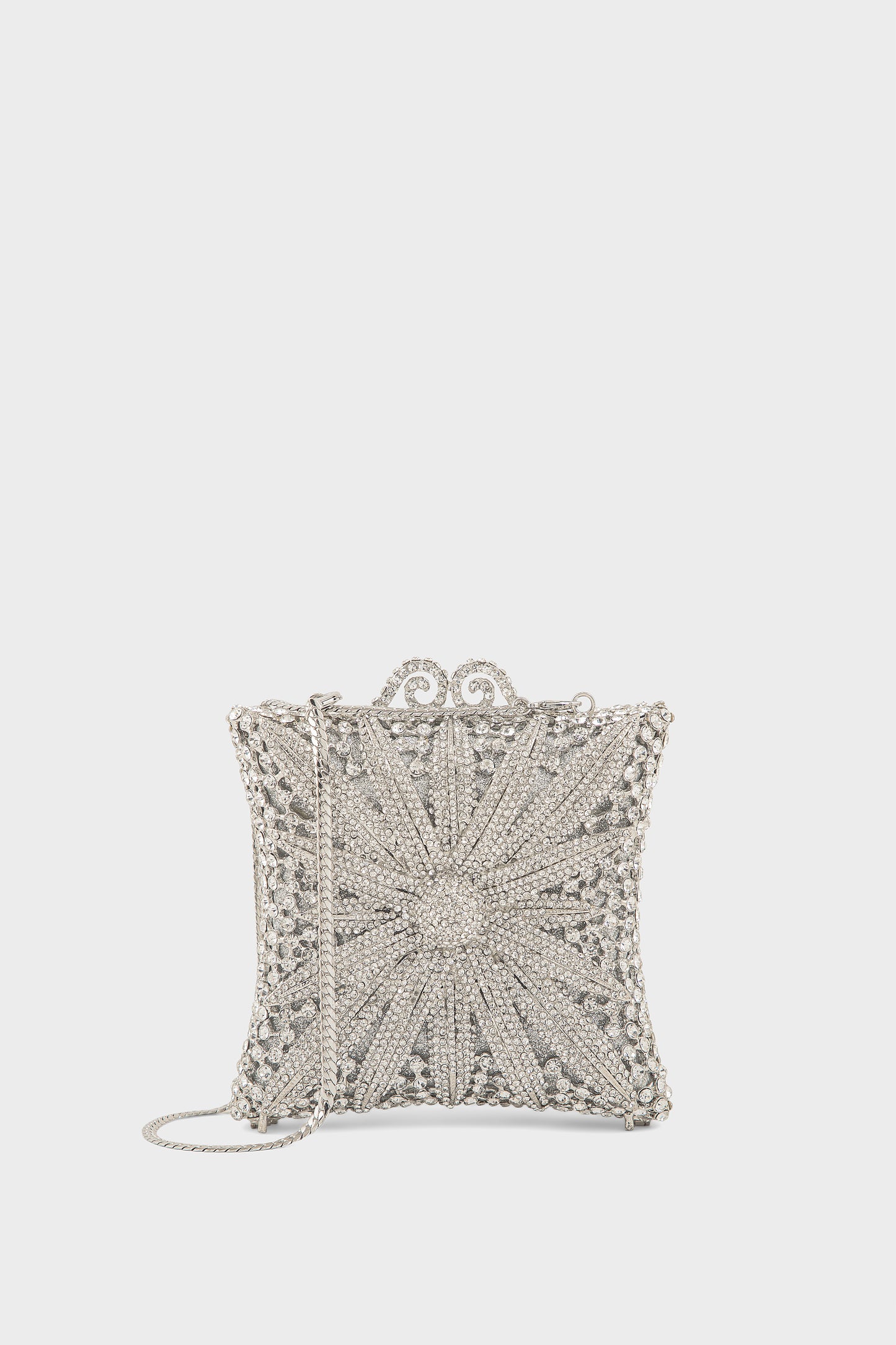 Party Wear Clutch BK4159-Silver