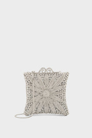Party Wear Clutch BK4159-Silver