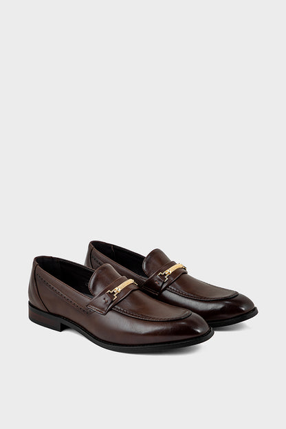 Men Formal Loafers MF7061-Dark Brown