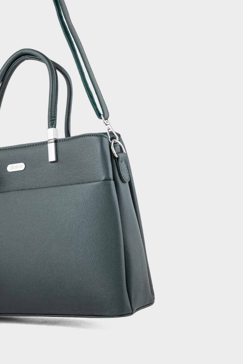 Top Handle Hand Bags BH0107-Dark Green