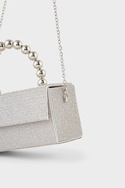 Party Wear Clutch BH0122-Silver
