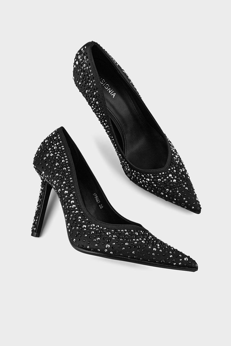 Party Wear Court Shoes IP5021-Black