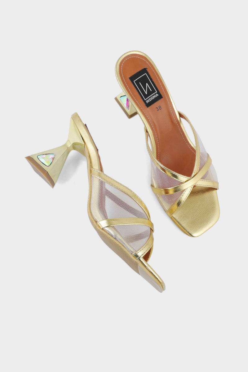 Party Wear Slip On IP0004-Golden