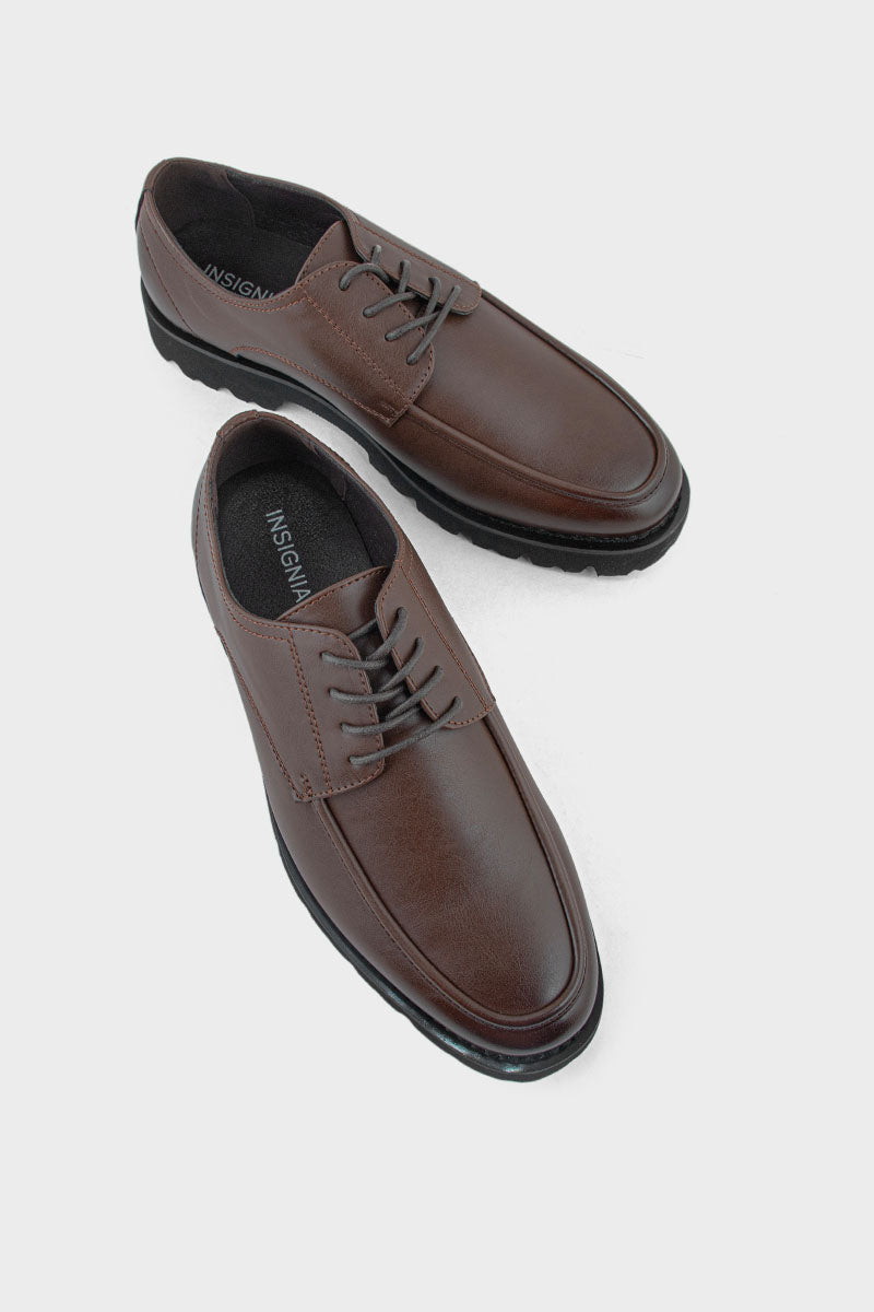 Men Formal Derby MF7506-Coffee