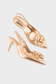 Party Wear Sling Back IP4012-Champagne