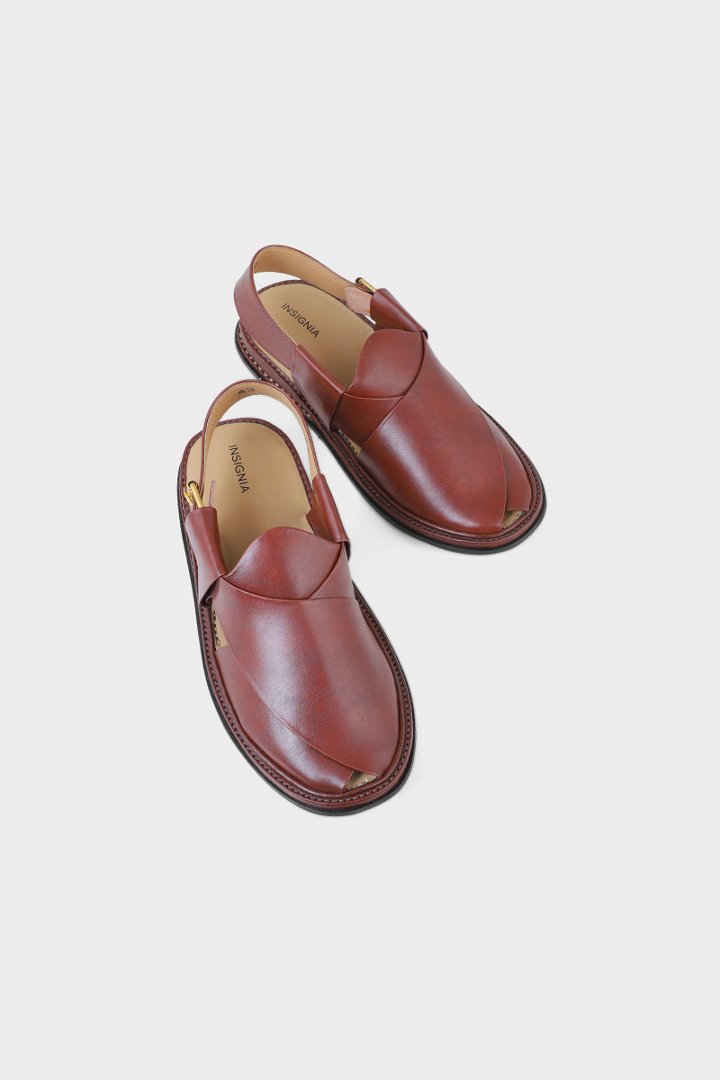 Men Casual Peshawari MO3500-Burgundy