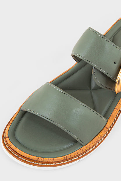 Comfort Slip On IK0102-Teal Green