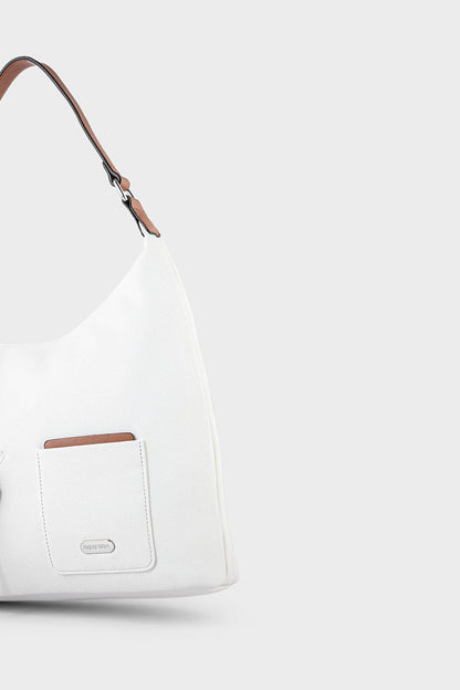 Casual Hobo Hand Bags BH0049-White