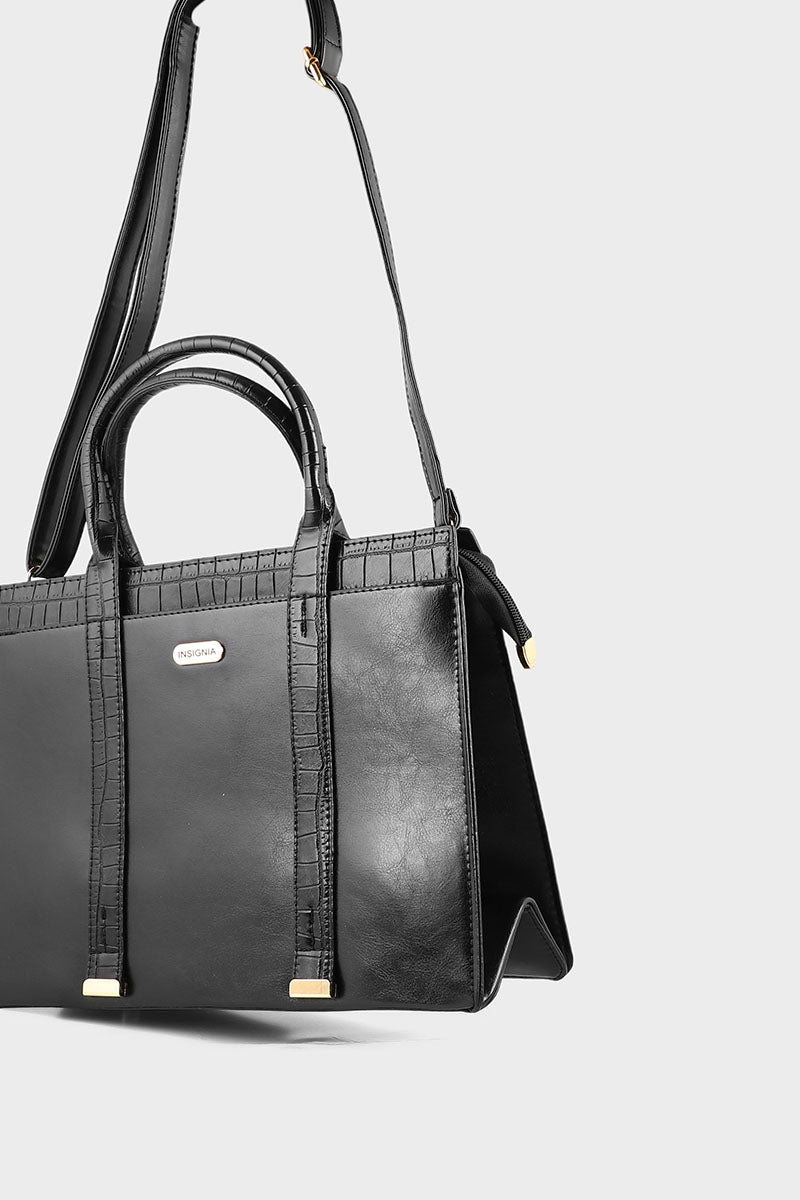 Formal Tote Hand Bags B14972-Black