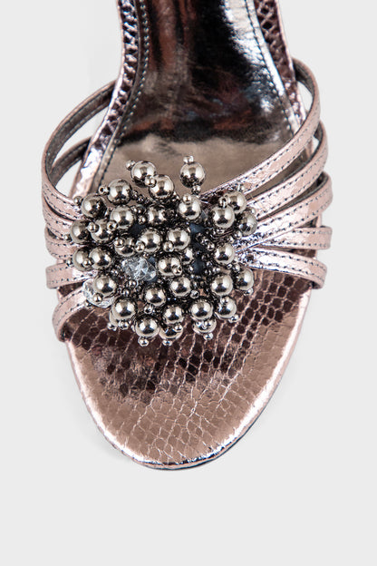 Party Wear Sandal IP2077-Pewter