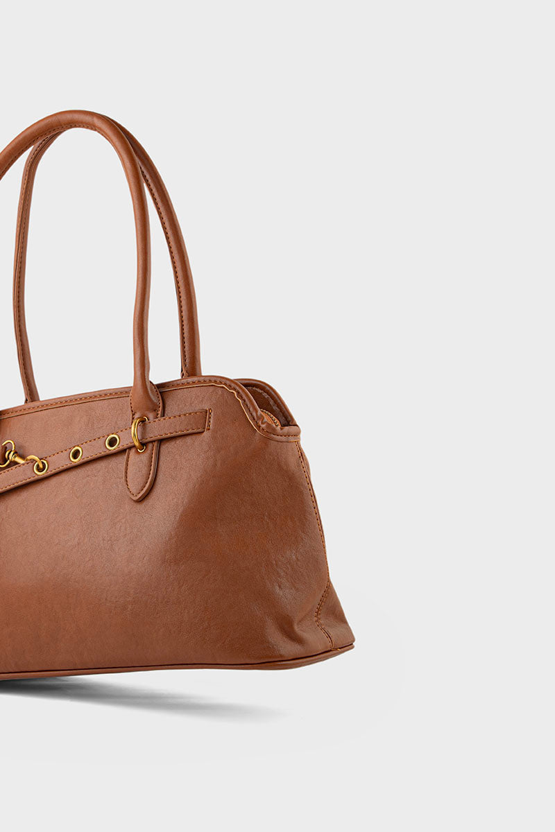 Satchel Shoulder Bags BH0154-Brown