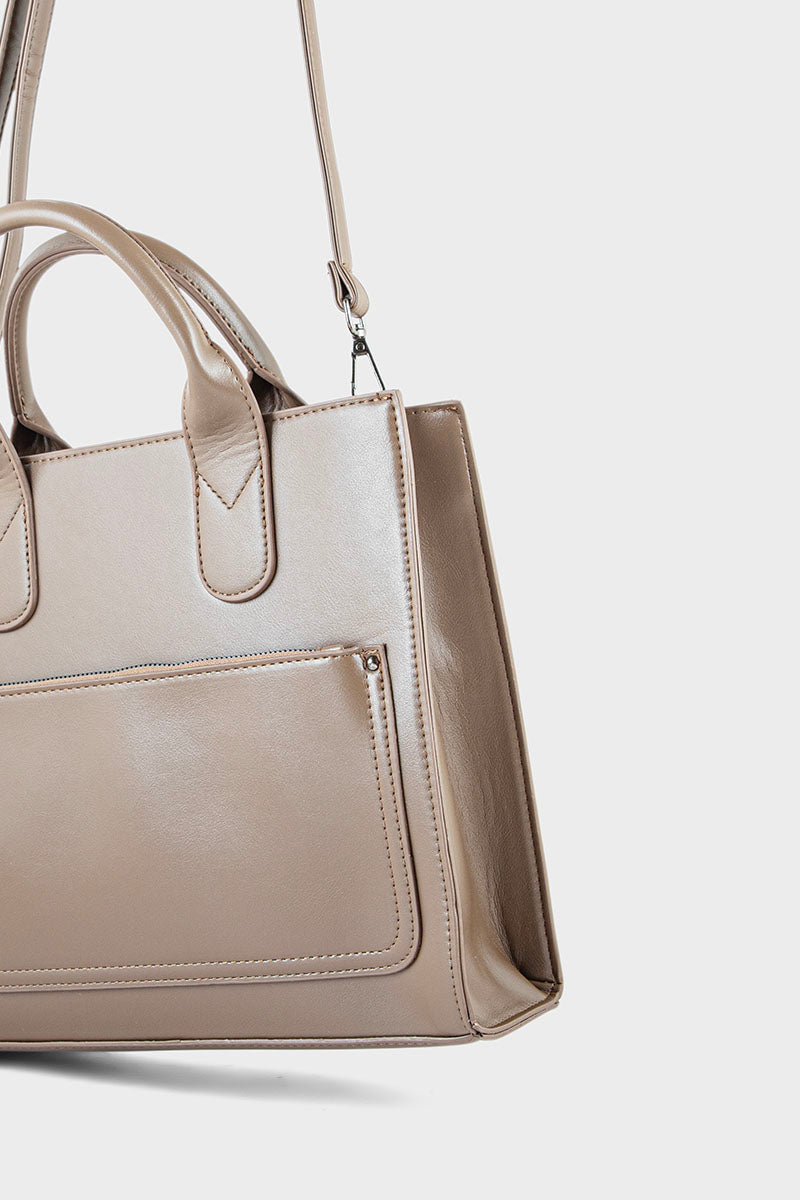 Top Handle Hand Bags BH0078-Brown