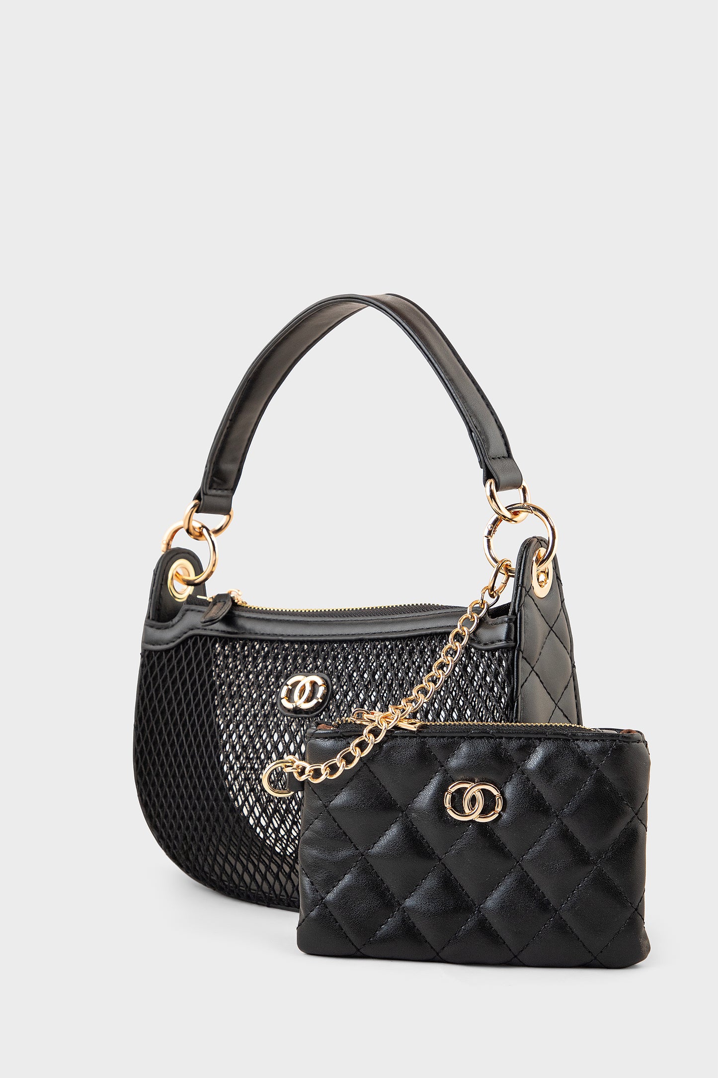 Formal Shoulder Bags BS2334-Black