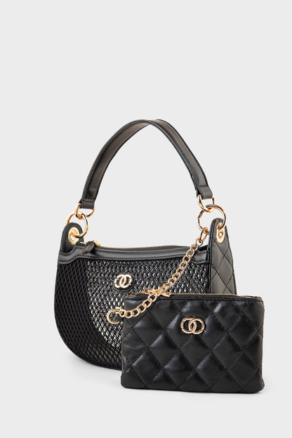 Formal Shoulder Bags BS2334-Black