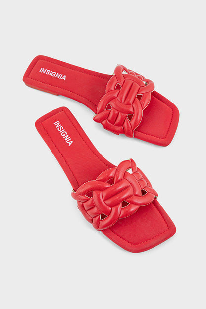 Casual Slip On I38573-Red