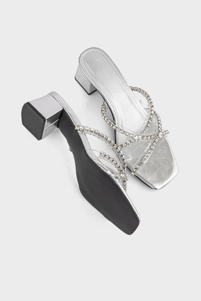 Party Wear Slip On IP0058-Silver