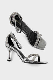 Party Wear Sandal IP2049-Silver