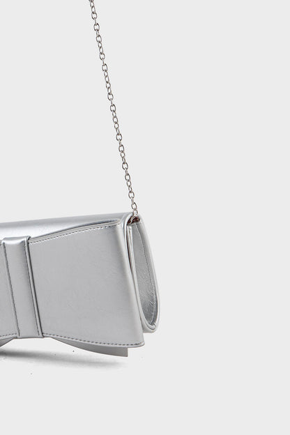 Party Wear Clutch BK4115-Silver