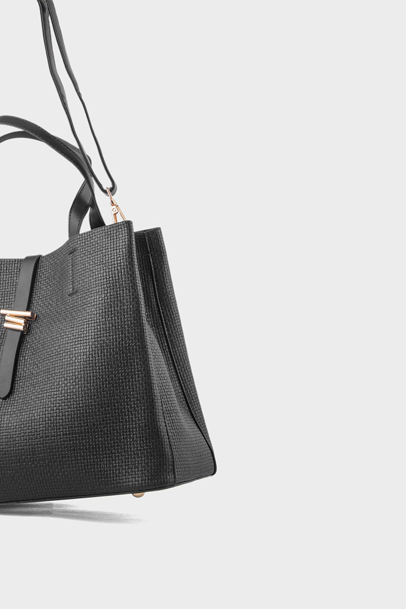 Tote Hand Bags BS2166-Black
