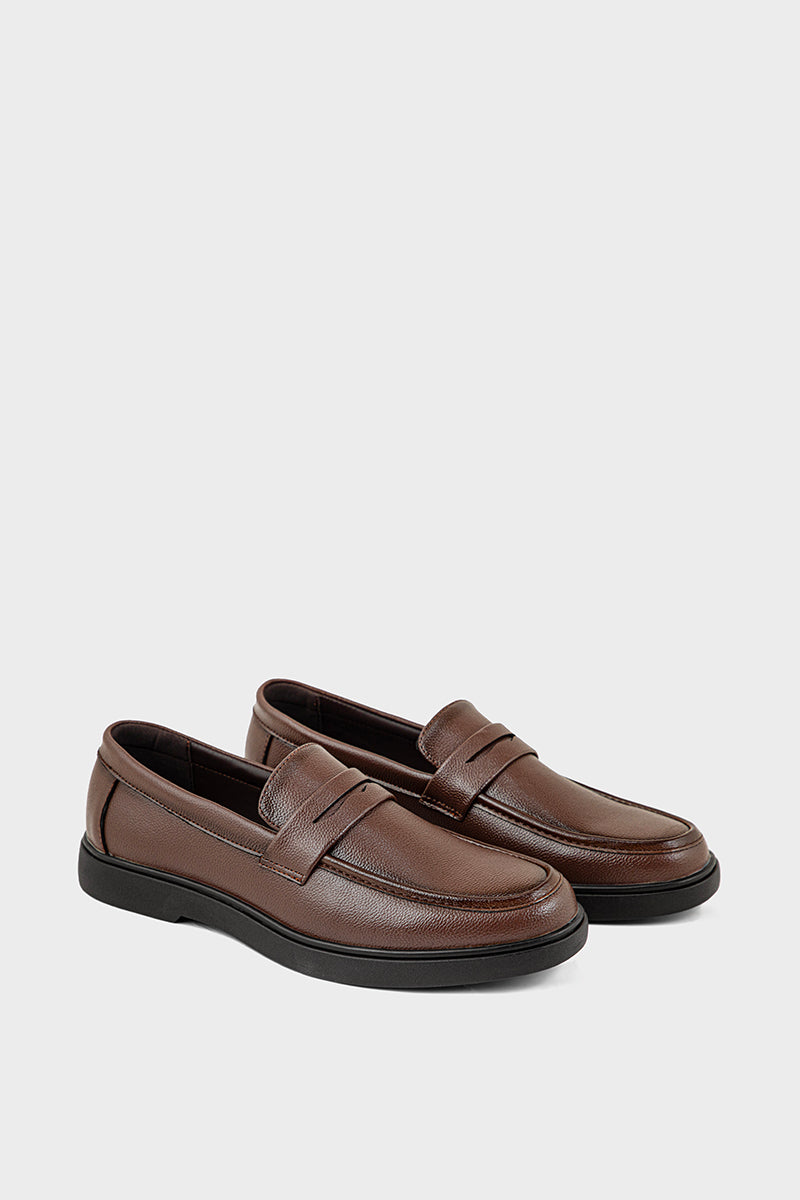 Men Formal Loafers MF7063-Brown