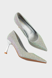 Party Wear-Court Shoes-IP5016-Silver