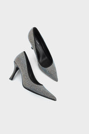 Party Wear Court Shoes IP5022-Black