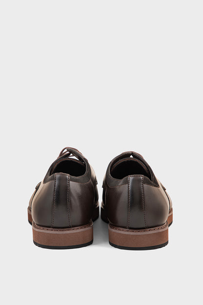 Men Formal Oxford MF8018-Coffee