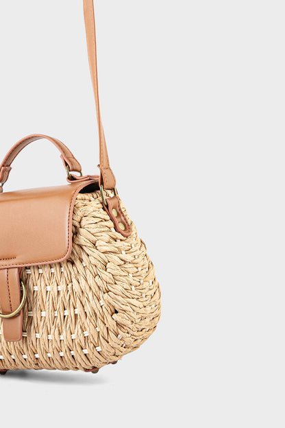 Top Handle Hand Bags BH0080-Tan