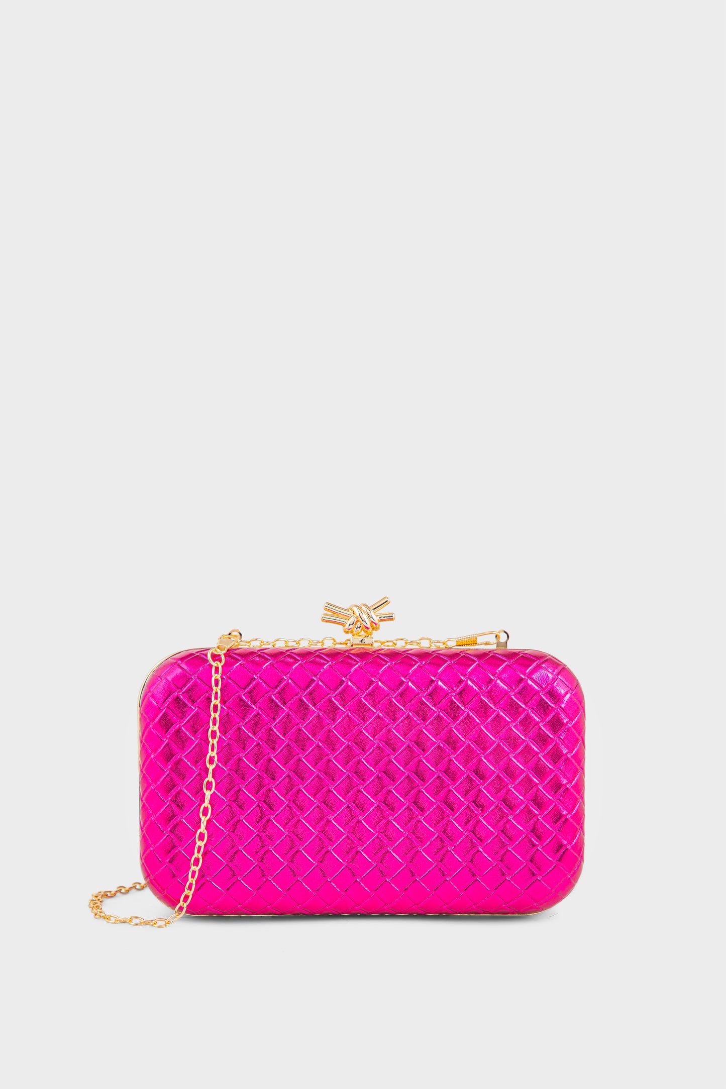 Party Wear Clutch BK4143-Fuchsia