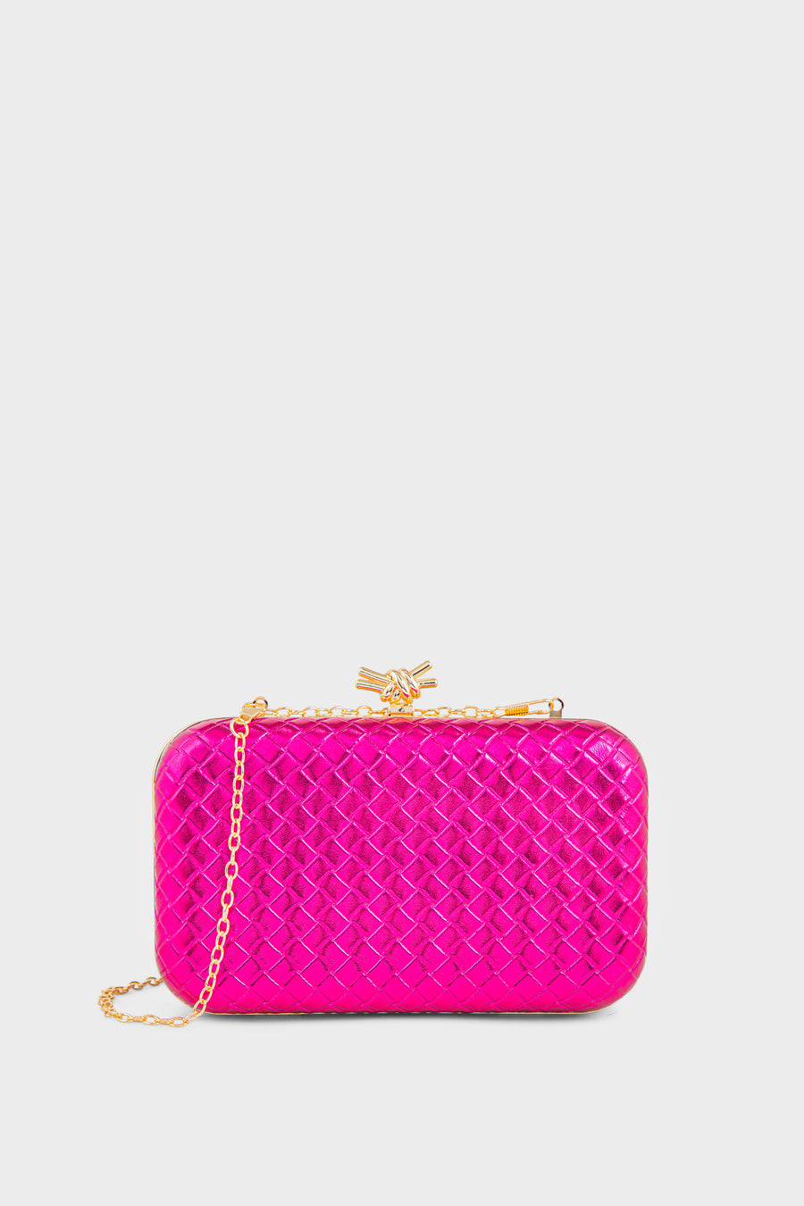 Party Wear Clutch BK4143-Fuchsia
