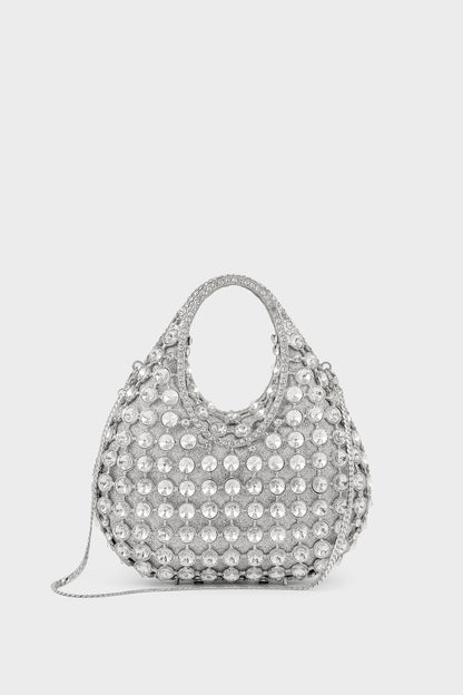 Party Wear Clutch BK4160-Silver