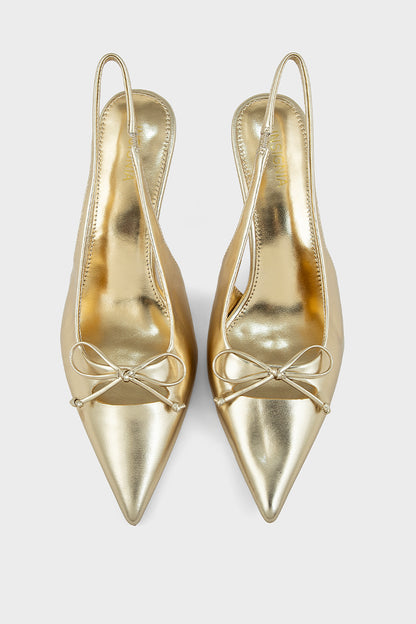 Party Wear Sling Back IP4053-Gold