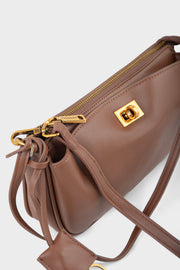 Bagutte Shoulder Bags BS2363-Dark Brown