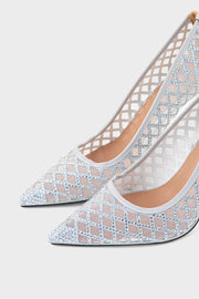 Pary Wear Court Shoes IP5048-Silver