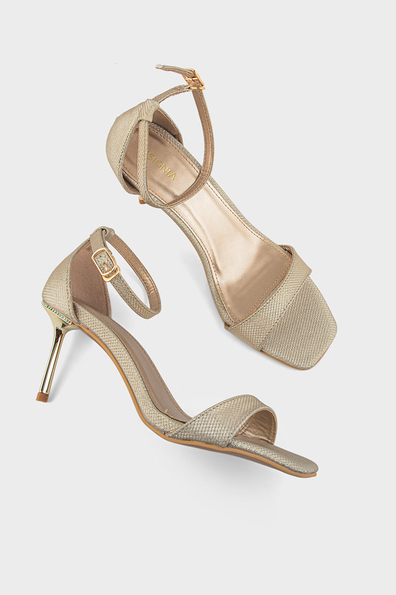 Party Wear Sandal IP2058-Gold