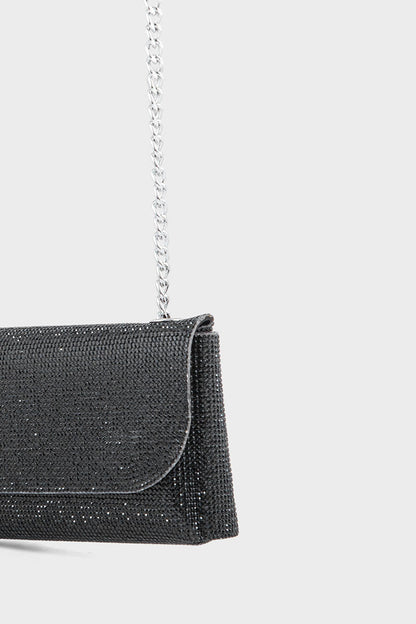 Flap Shoulder Bags BK4043-Black