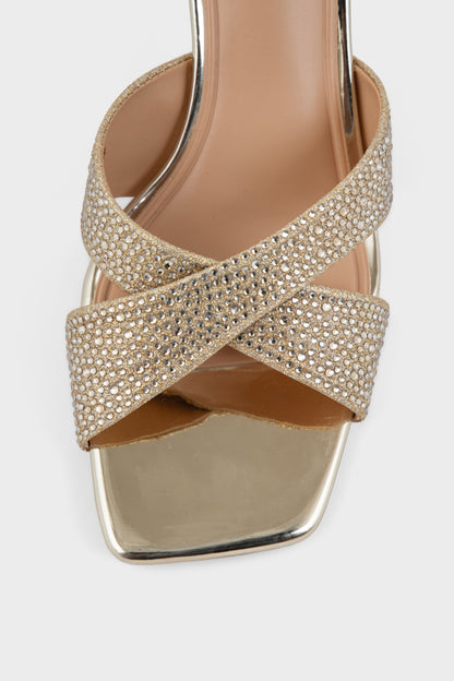 Party Wear Slip On IP0118-Gold