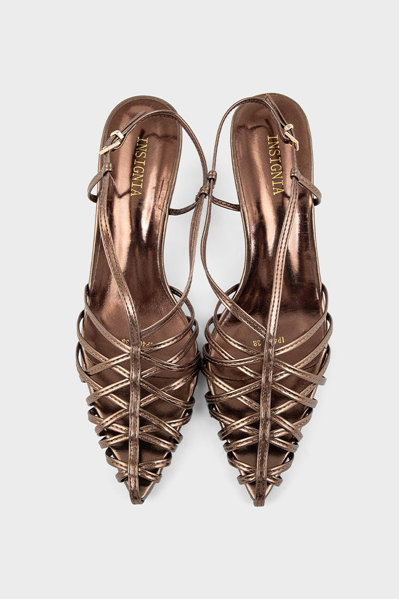 Party Wear Sling Back IP4042-Bronze