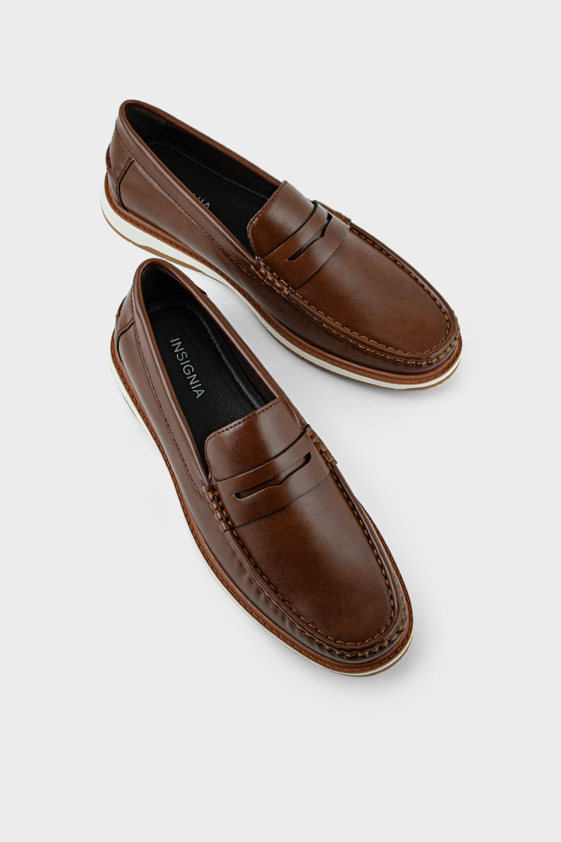 Men Formal Loafers MF7034-Tan