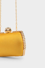 Party Wear Clutch BK4083-Mustard