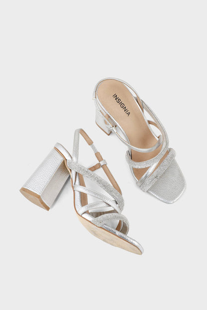 Party Wear Sandal I23729-SILVER