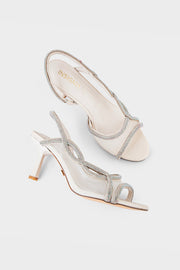 Party Wear Sandal IP2015-Off White