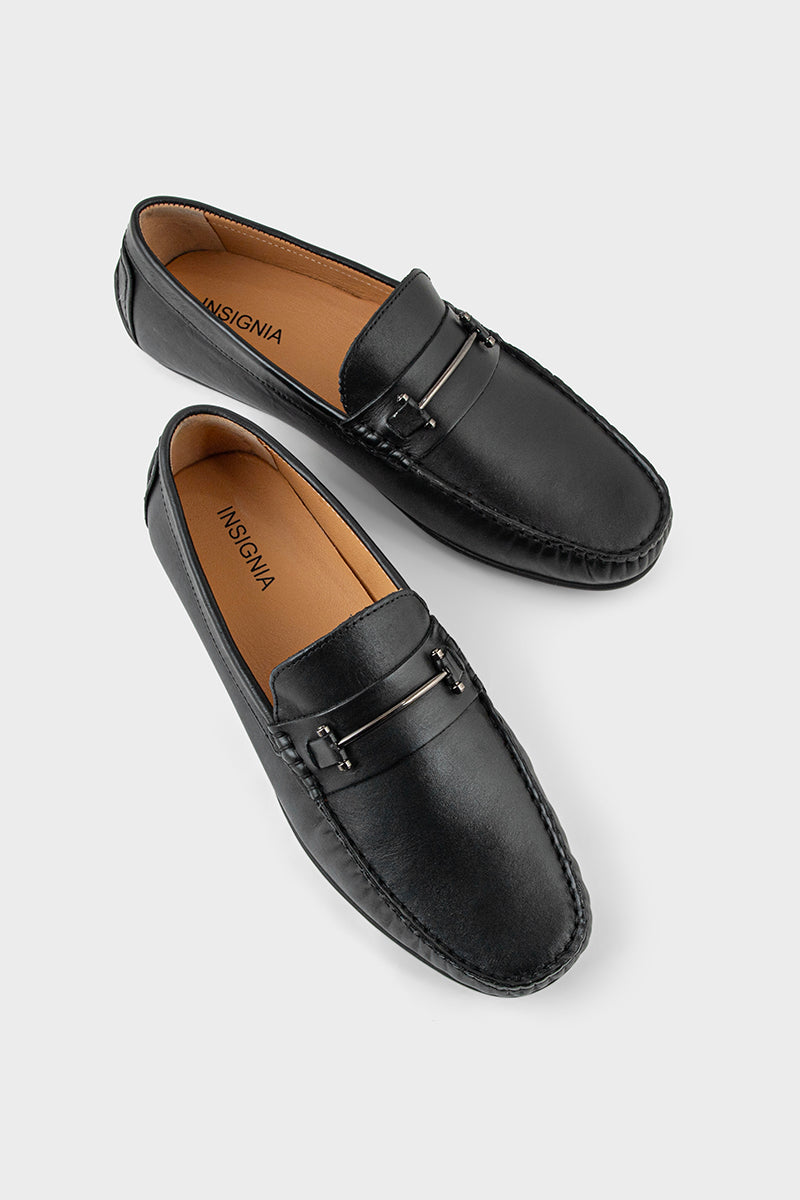 Men Casual Driving Mocs MC4034-Black