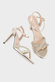 Party Wear Sandal IP2022-Golden
