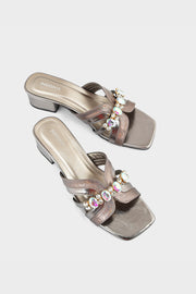 Party Wear Slip On IP0070-Pewter