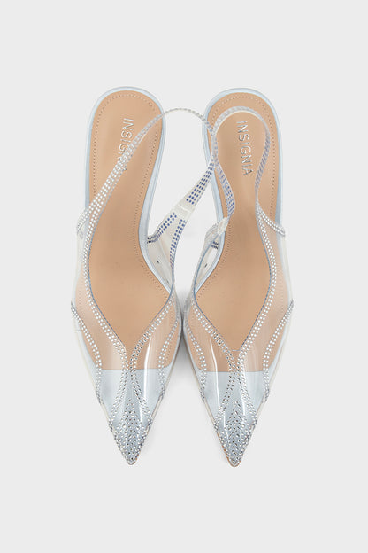 Party Wear Sling Back IP4045-Grey