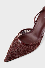 Party Wear Sling Back IP4047-Maroon