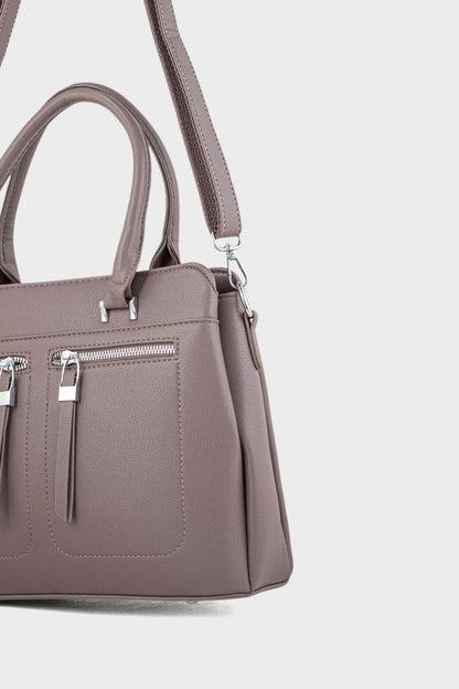 Top Handle Hand Bags BH0106-Brown