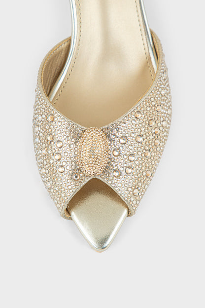 Party Wear Slip On IP0132-Gold